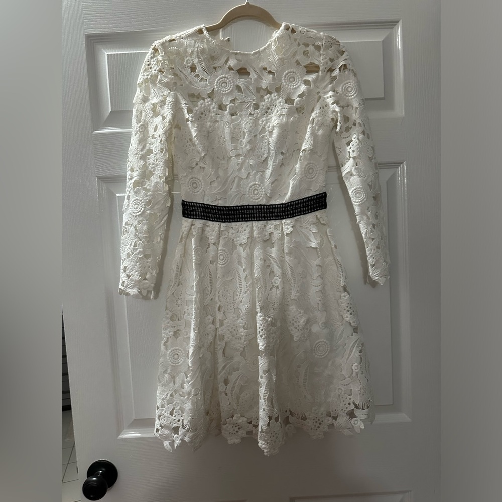 Cynthia Rowley White lace dress